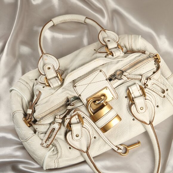 CHLOE Paddington Shoulder Bag White - Picture 8 of 16